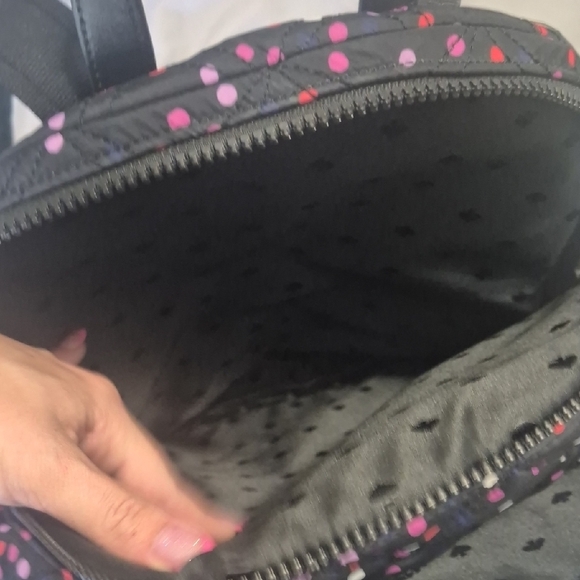 Kate Spade New York Karissa Nylon Quilted Large Backpack in the "Festive Polka D - Picture 5 of 6